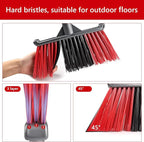 Outdoor Broom, Outside Heavy Duty Brooms for Sweeping Outdoor, Floor Broom is Applied for Courtyard,Garage,etc.（62 inch）