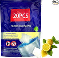 Hard Floor Cleaner,Lemon Scent 20 Count (1Pack) Made From Natural Ingredients,Safe for All Hard Floors,Perfect for Variety of Mop Buckets (Lemon-20)