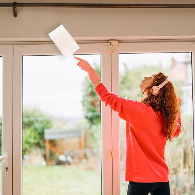 320 Pcs Disposable Dusters Refills 180° Multi Surface Replacement Bulk Heavy Duty Dusters for Ceiling Fan Cleaning with Microfibers Unscented(Bright Colors)