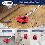 Scrubber Mop Head Replacement Compatible with O Cedar EasyWring 1 Tank System, Spin Mop Scrub Brush Head, Hard Bristle Cleaning Brush Attachment for Kitchen Tile Floor, Not Fit RinseClean