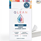 Laundry Detergent Sheets – Travel-Friendly, HE & Standard Washer Safe, Liquidless Laundry Soaps, Quick-Dissolving Formula, Skin-Friendly (120 Loads, Unscented)