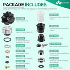 630-8500 Wall Hydrant Complete Service Repair Kit Replaces for Prier 300, 400 & 500 Series Mansfield Style Hydrants for Diamond 300 & 400 Series Wall Hydrants