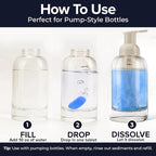 Foaming Hand Soap Tablets Refill – Noble Essence Scent, 6-Pack Concentrated Tablets for Foaming Soap