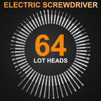 Mini Electric Screwdriver, 3.7V Precision Screwdriver Set Cordless Screwdrivers Rechargeable 72 In 1 Magnetic Bit Repair Tech Tool Kit for Electronics Computer Phone Laptop Camera RC Car Watch Glasses