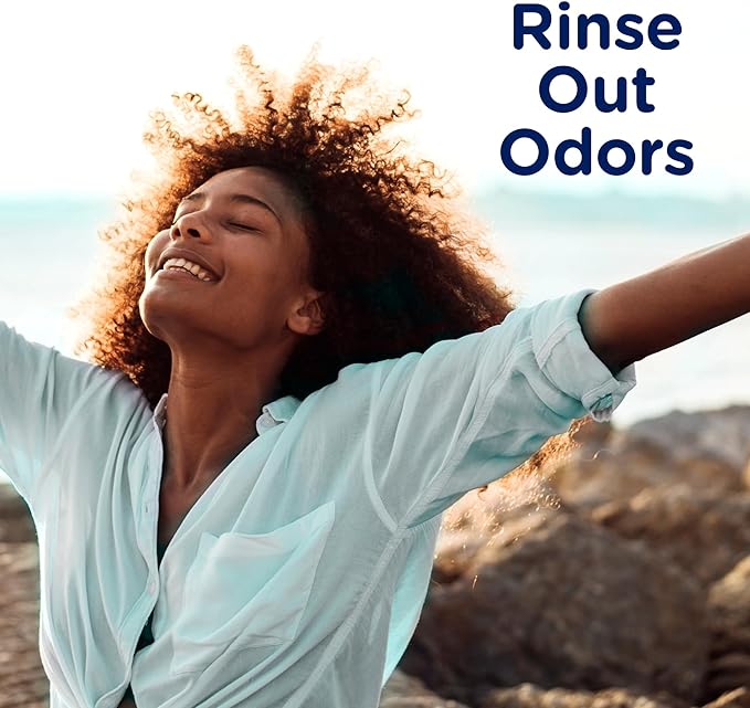 Downy Rinse & Refresh Laundry Odor Remover And Fabric Softener, Cool Cotton, 48 Fl Oz, HE Compatible Laundry Sanitizer, Safe On All Fabrics, Downy Fabric Softener, Liquid Fabric Softener