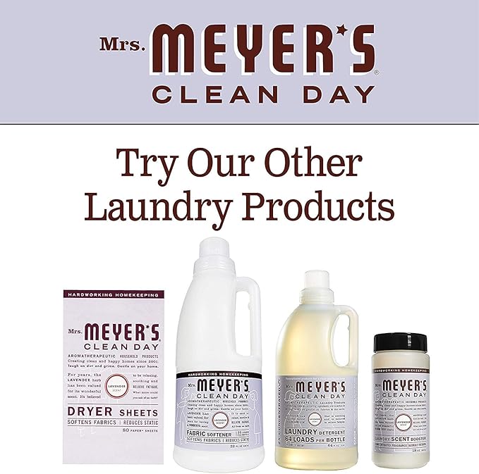 Mrs. Meyer's Clean Day Dryer Sheets (Lavender, 2 Pack, 160 Count)