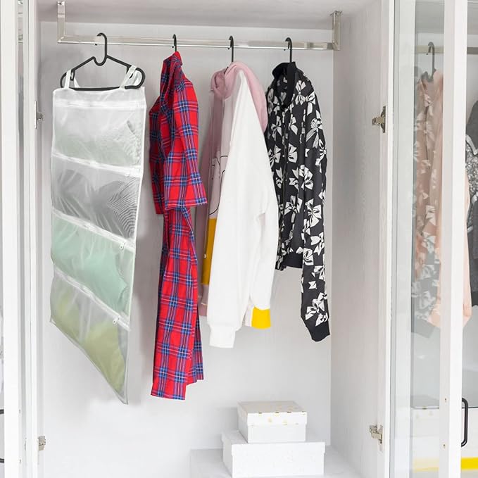 Bra laundry bags for washing machine, 1pc, Holds 4 D-F cups sizes, Cleans, Drys, Storage and Dust-proof 4-in-1, Cleans Better Than a Single Laundry Bag