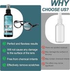 Eyeglass Scratch Remover for Lenses, Eyeglass Cleaner Spray, Glasses Lens Scratch Remover for Eyeglasses, Sunglasses Cleaning Kit (1)
