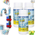 Curiovas Drain Cleaner, Wild World Tornado Sink and Drain Cleaner, DrainClog Remover Tool, Power Foam Unclogging Cleaner Powerful Pipeline Dredging Agent for Kitchen & Bathroom (3PCS)