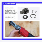 3/8 inch 42-06-1030 Ratchet Head Anvil Repair Kit Fit for 2457-20,2457-21 M12 Spanner-Tool