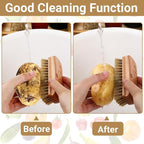 Vegetable Brush,Veggie Wash Brushes Potato Brush Cleaning Brush for Potato Carrot Cucumber and Fruits Vegetable Brush Scrubber for Food