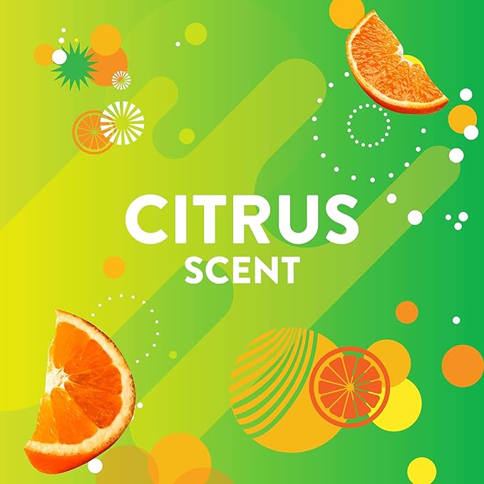 Scrubbing Bubbles Flushable Toilet Bowl Wand Cleaner Refills, Fresh Brush Cleaner Toilet Refill Pads, Removes Limescale & Odors, Citrus Scent, 10 Count (Pack of 1)