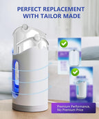4 Pack Refill Cartridges, 2025 Upgraded High-Stick Refills, Compatible with Indoor Light M364 & Max, Easy to Replace