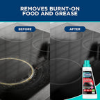 Carbona Ceramic Cooktop Cleaner | Grease & Burnt-On Food Remover | Non-Abrasive Formula | 16.8 Fl Oz, 3 Pack