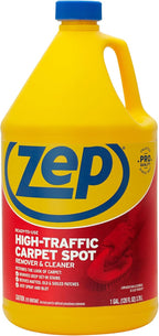 Zep High Traffic Carpet Cleaner - 1 Gallon (Case of 2) ZUHTC128 - Penetrating Formula Removes Deep Stains; Making High-Traffic Areas Look New Again