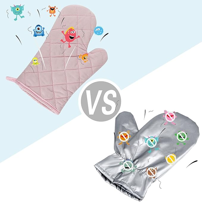 Garment Steamer Ironing Gloves Flexible Anti Steam Mitt Heat Resistant Waterproof Protective Ironing Glove for Steaming Clothes -1 Pair