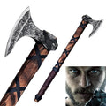 [Viking Cutlery] Viking Axe of Ragnar Lothbrok – Hand-Forged Hunting & Camping Axe with Leather Sheath | Authentic Norse Tomahawk | Unique Viking Gift for Men