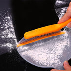 Mini Broom and Dustpan Set - Small Broom and Dustpan Set for Home, Camping Broom, Whisk Brooms Small(Gray Orange)