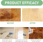 Floor Cleaner Tablets Hard Floor Cleaner Tablets, Deep Cleans for Multiple Hard Floors for Tile, Vinyl, Hardwood, Fresh Lemon Scent, Compatible with Robot Mops & Wet/Dry Vacuums(2PCS)