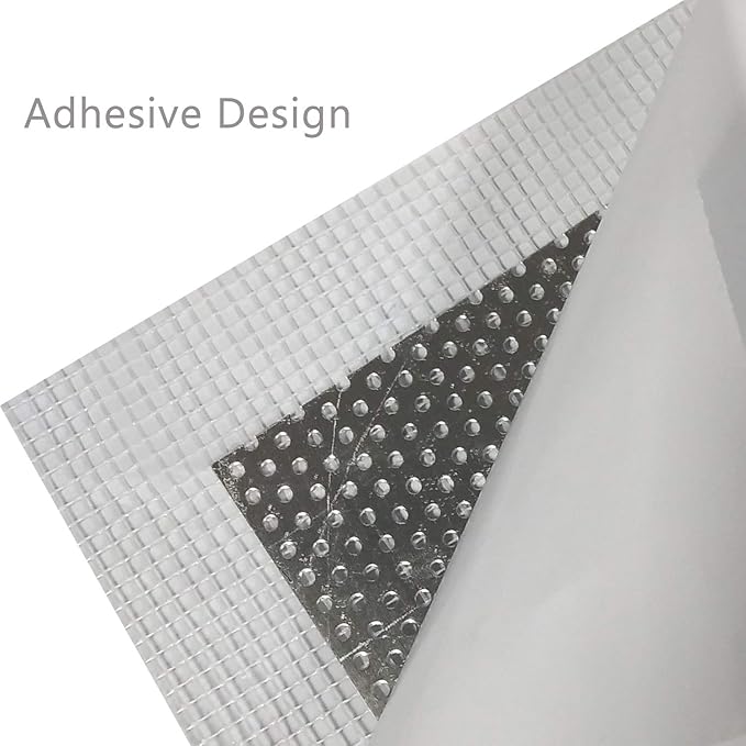 3 Pcs 6 Inch Wall Patch Repair, Drywall Repair Patch Self Adhesive Drywall Patch and Fiberglass Repair Kit, Heavy Duty Dry Wall Hole Repair Patch for Drywall Plasterboard (6 x 6 Inch)