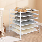 STORAGE MANIAC Sweater Drying Rack, Mesh Clothes Drying Rack, Stackable Laundry Drying Rack, Lay Flat Dryer for Delicates, Portable Dry Rack for Indoor or Outdoor, White, 6-Pack