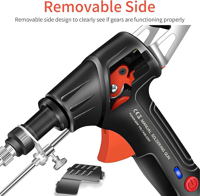 Soldering Iron Kit, 60W Soldering Gun Automatic Hand-held Solder Gun Iron Kit Welding Tool, 110V Automatic Welding Gun, for Electronic Repair, Home appliance repair, DIY