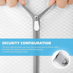 6-Pack Honeycomb Mesh Laundry Bags for Delicates - 12x16 Inches Medium Washing Bags for Bras, Lingerie, Socks, Baby Clothes - Gentle Wash Protection with Zipper Closure (6 Medium)