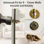 60 PCS Self Drilling Drywall Anchors Kit – 30 PCS Steel Anchor and 30 PCS zinc Screws for 3/8"–5/8" Walls, Easy No-Drill Install, High Strength for TVs, Shelves & Picture Frames