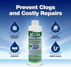 AC Drain Line Cleaner - 2 Pack / 6 Month Supply - Cleans HVAC drain lines, AC line cleaner, condensate lines, fountain drink drain lines and more