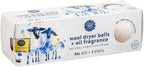 Woolzies Organic Wool Dryer Balls: 3 Pack XL Dryer Balls & 100% Pure Essential Oil| All Natural Laundry Fabric Softener Balls| Best Essential Oil Dryer Balls (Lemon)