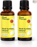 Plant Therapy Citrus Burst Blend All Natural Multi-Surface Cleaner Concentrate, Use to Clean Countertops, Stovetops, Tile, Microwave, 30 mL (2-Pack)