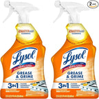 Lysol Pro Kitchen Spray Cleaner and Degreaser, Antibacterial All Purpose Cleaning Spray for Kitchens, Countertops, Ovens, and Appliances, Citrus Scent, 22oz (Pack of 2)