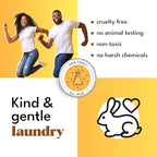 Zero Trace All Natural Laundry Detergent Sheets Eco Friendly - Laundry Soap - Active Wear Travel Laundry Detergent (72 Loads 36 Sheets)