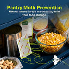 EcoVenger Pest Control Aroma Sachets 12-PK, Sachet Bags for Natural Insect Repellent, Moths, Mosquitoes, Roaches, Centipede, Spiders, Mice, Peppermint/Cedar/Lemongrass, 100% Natural, Child & Pet Safe