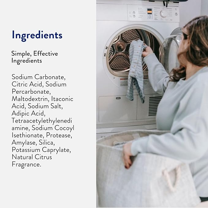 THE CLEAN PEOPLE Washing Machine Cleaner - Washer Machine Cleaner Tablets for Removing Odor, Grime & Scale Buildup - Front Load and Top Load Laundry Machine Cleaner - 20 Count