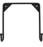 Milltown Merchants Metal Display Stand - Wall Mounted Decorative Plate Holder - Versatile Hanger Stand - Black (4 Pack, Large)