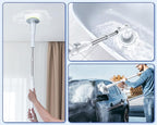 LABIGO Brush Head 5 Pack, Replaceable Brush Heads for Spin Scrubber, Cordless Spin Scrubber for Bathroom Floor Car Tile