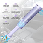 VSGO Cordless Car Vacuum, Compressed Electric Air Duster 17000Pa Suction, 5-in-1 Portable Mini Small Handheld Vacuum, UP to 90 Mins Runtime for Car, Desk, Computer, Keyboard, Home Cleaning (Purple)