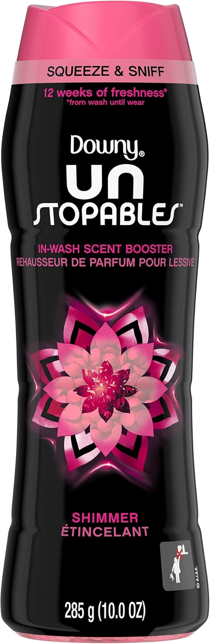 Downy Unstopables Laundry Scent Booster Beads for Washer, Shimmer, 10 oz, 4 Count