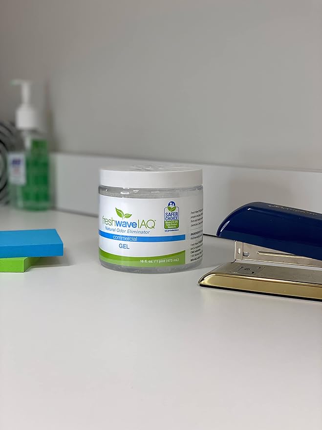 Fresh Wave IAQ Commercial Odor Eliminating Gel, 16 Fl. Oz. | Odor Absorbers for Home | Safer Odor Relief | Natural Plant-Based Odor Eliminator | Replace Every 15-60 Days