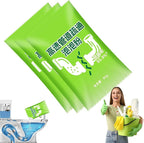 Powerful Pipe Dredging Agent - High Speed Drain Cleaner Foaming Powder, Wild Sink and Drain Cleaner Powder, Fast Foaming for Kitchen/Bathroom/Toilet Pipeline Quick Cleaning Tool (3Pcs)