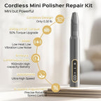 Cordless Mini Polisher, 30000RPM Portable Repair & Cleaning Kit for Acrylic & Soft Liners - Smooths Rough Edges, Removes Stains, Perfect Finish, Ideal Gift for Dad Mom Grandma Grandpa