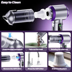 Car Vacuum Portable Cordless, 22000PA High Power Handheld Vacuum Cordless with Brushless Motor & LED Light, Small Vacuum for Car, Home, Pet, Office