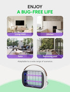 Buzbug LED Bug Zapper Indoor, 10 Years Lifespan Lamp Sustainable Less Power, Durable High-Voltage Electric Mosquito Zapper, Fly Trap Mosquito Trap, Fly Killer -MA015B