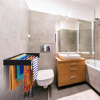 Step Up Laundry Drying Rack (Extra Large: 47 Inches, 12 Lbs), Wall Mounted, Retractable Clothes Drying Rack, 70lbs Capacity, 27 Linear Ft, with Wall Template and Long Drill Bit (47" White)