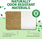 Biodegradable Natural Kitchen Sponges Pack of 6 - Cellulose and Coconut Walnut Scrubber Sponge - Eco Friendly Sponges for Dishes