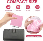 SEVENWELL 50pcs Jewelry Cleaning Cloth Pink Polishing Cloth for Sterling Silver Gold Platinum Small Silver Polish 8x8cm