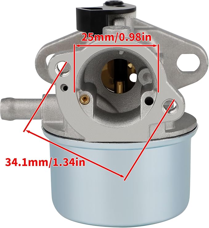 799868 Carburetor for Briggs and Stratton 498170 498254 497314 6.5HP 6.75 HP Engine Carb for Craftsman Lawn Mower Weed Wacker Splitter with Air Filter Cleaner Base