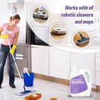 Snowlily 33.8 FL OZ Floor Cleaning Solution Compatible with Robot Vacuum, Residue & Streak Free, Low Foam Floor Cleaner for Mopping, for All Robot Vacuum Mops & Wet Dry Vacuum Cleaners, Lavender