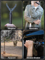 Foldable Camping Shovel Multi-Function Hiking Safety Tool - Tactical Survival Gear for Backpacking,and Military Use,Collapsible Shovel with Durable Design